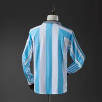 Camisa Argentina I 1998 Retrô Manga Longa, foto 5