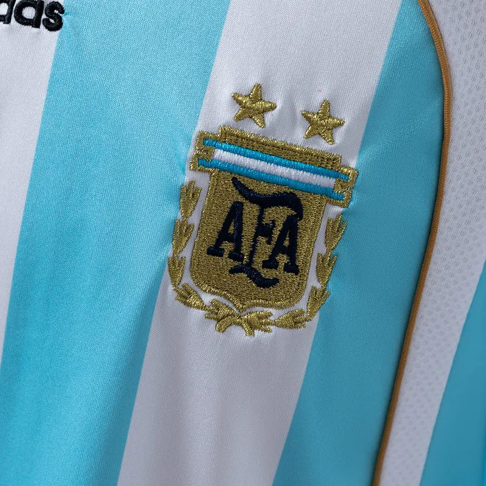 Camisa Argentina I 2006 Retrô Manga Longa, foto 2
