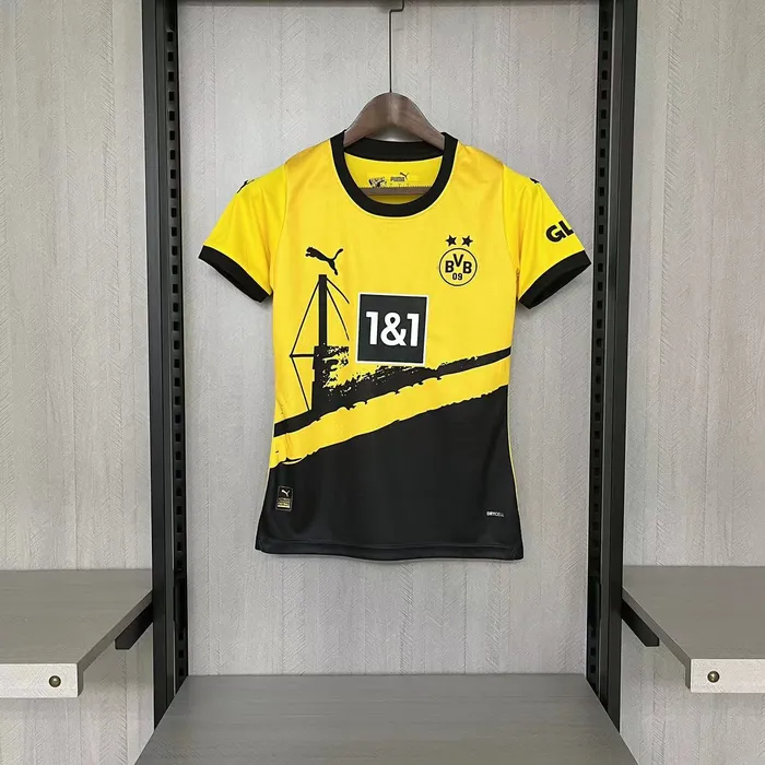 Camisa Borussia Dortmund I 2023/24 Feminina, foto 1