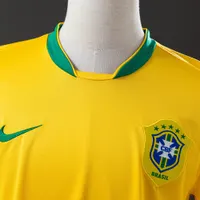 Camisa Brasil I 2006 Retrô Manga Longa, foto 4