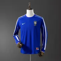 Camisa Brasil II 1998 Retrô Manga Longa, foto 1