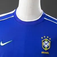 Camisa Brasil II 1998 Retrô Manga Longa, foto 4