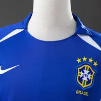 Camisa Brasil II 2002/03 Retrô Manga Longa, foto 4