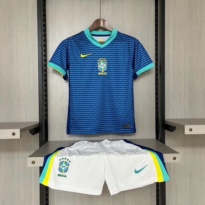 Camisa Brasil II Kit E 2024/25 Infantil, foto 2