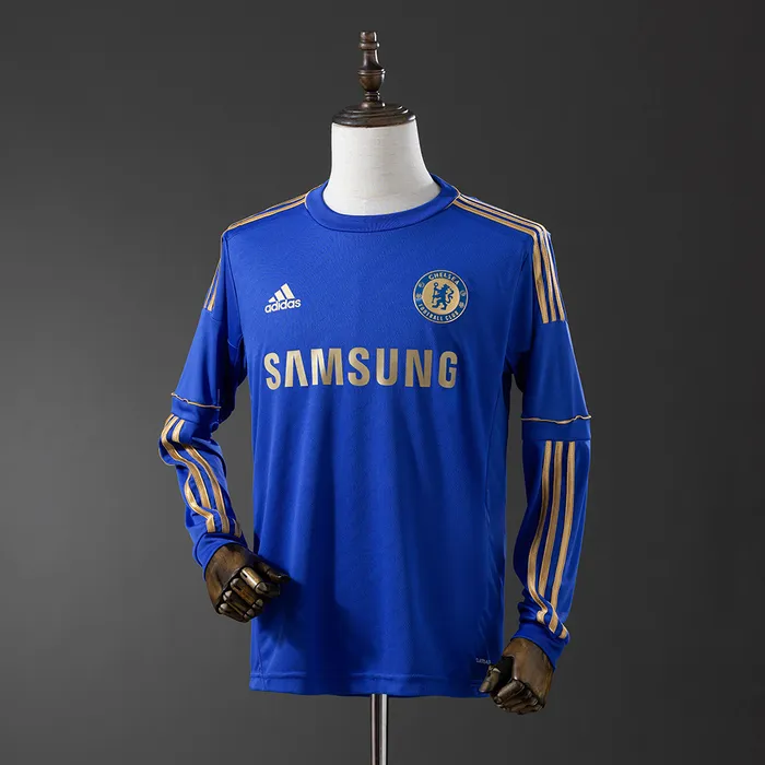 Camisa Chelsea I 2012/13 Retrô Manga Longa, foto 1