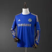 Camisa Chelsea I 2012/13 Retrô Manga Longa, foto 1