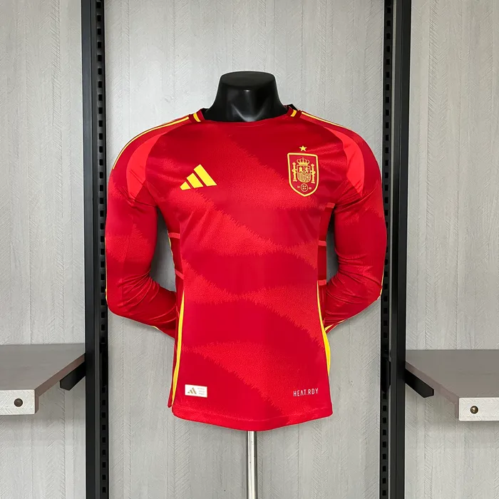 Camisa Espanha I 2024/25 Versão Jogador Manga Longa, foto 1