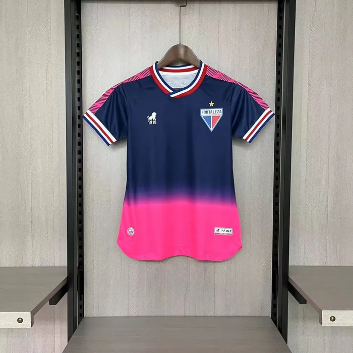 Camisa Fortaleza Out Rosa 2023/24 Feminina, foto 1