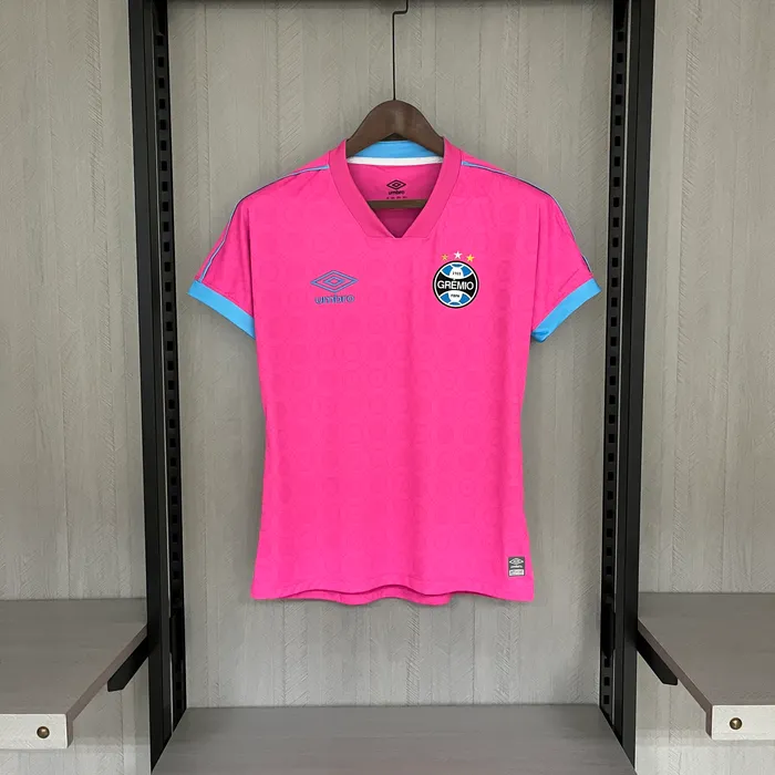 Camisa Grêmio Out Rosa 2023/24 Feminina, foto 1