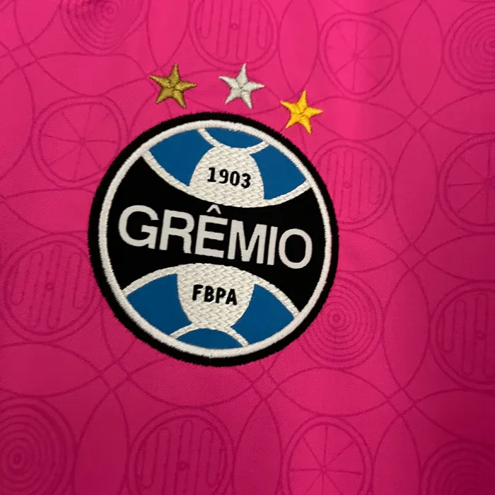 Camisa Grêmio Out Rosa 2023/24 Feminina, foto 2