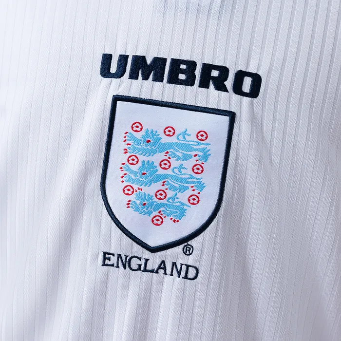 Camisa Inglaterra I 1998 Retrô Manga Longa, foto 2