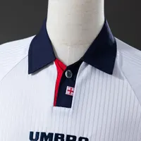Camisa Inglaterra I 1998 Retrô Manga Longa, foto 3