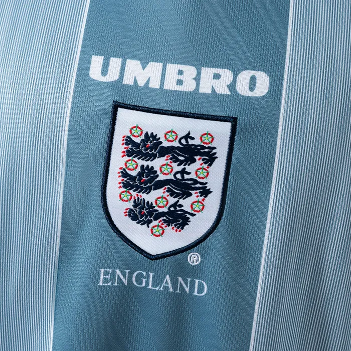 Camisa Inglaterra II 1996 Retrô Manga Longa, foto 2