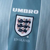 Camisa Inglaterra II 1996 Retrô Manga Longa, foto 2