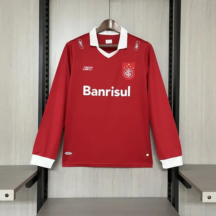Camisa Internacional I 2006 Retrô Manga Longa, foto 1