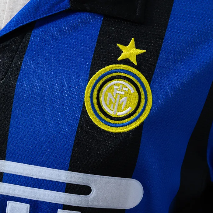 Camisa Internazionale I 1998/99 Retrô Manga Longa, foto 2