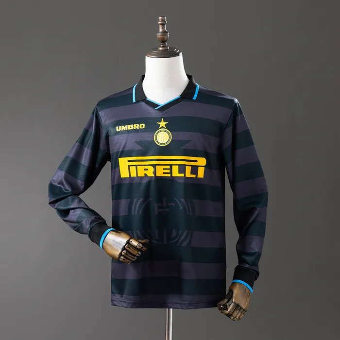 Camisa Internazionale III 1997/98 Retrô Manga Longa, foto 1