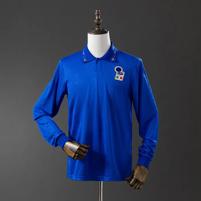Camisa Itália I 1993/94 Retrô Manga Longa, foto 1