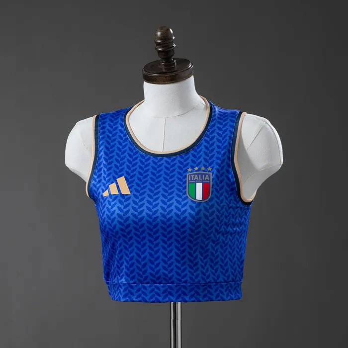 Camisa Itália I Cropped 2026/27 Feminina, foto 1