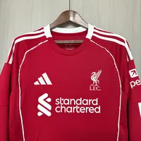 Camisa Liverpool I 2025/26 Manga Longa, foto 4