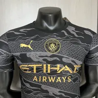 Camisa Manchester City Ano DO Dragao Black 2023/24 Versão Jogador, foto 3