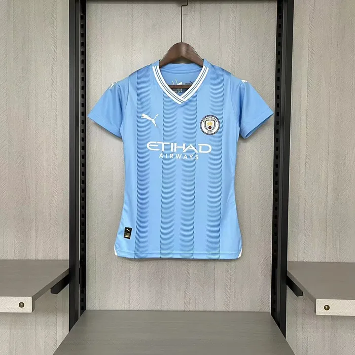 Camisa Manchester City I Man 2023/24 Feminina, foto 1