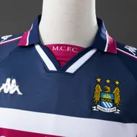 Camisa Manchester City II 1997/98 Retrô Manga Longa, foto 4