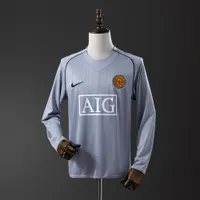 Camisa Manchester United Goleiro 2007/08 Retrô Manga Longa (1), foto 1