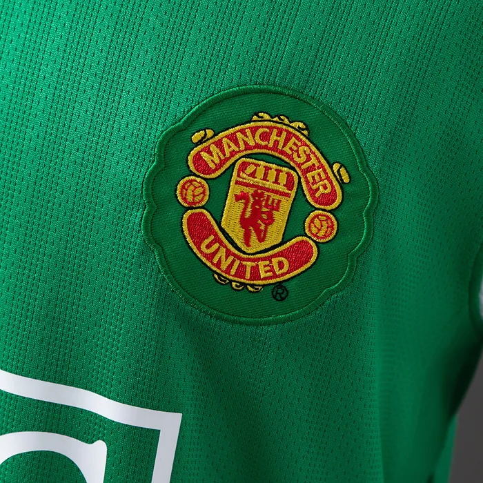 Camisa Manchester United Goleiro 2007/08 Retrô Manga Longa (2), foto 2
