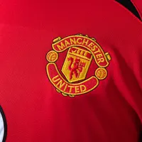 Camisa Manchester United I 2002/03 Retrô Manga Longa, foto 2