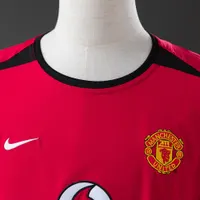 Camisa Manchester United I 2002/03 Retrô, foto 4