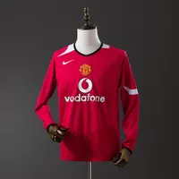Camisa Manchester United I 2004/05 Retrô Manga Longa, foto 1