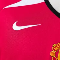Camisa Manchester United I 2004/05 Retrô Manga Longa, foto 3