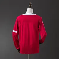 Camisa Manchester United I 2004/05 Retrô Manga Longa, foto 5