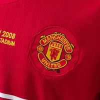 Camisa Manchester United I 2007/08 Retrô Manga Longa, foto 2