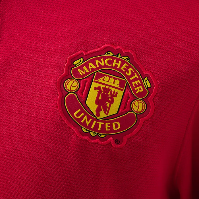 Camisa Manchester United I 2013/14 Retrô Manga Longa, foto 2