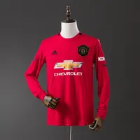 Camisa Manchester United I Man 2019/20 Retrô Manga Longa, foto 1
