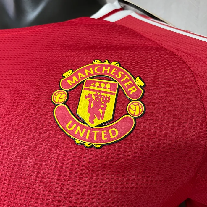 Camisa Manchester United I Man 2024/25 Versão Jogador Manga Longa, foto 2