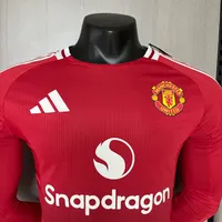 Camisa Manchester United I Man 2024/25 Versão Jogador Manga Longa, foto 3