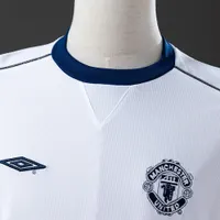 Camisa Manchester United II 2000/01 Retrô Manga Longa, foto 4