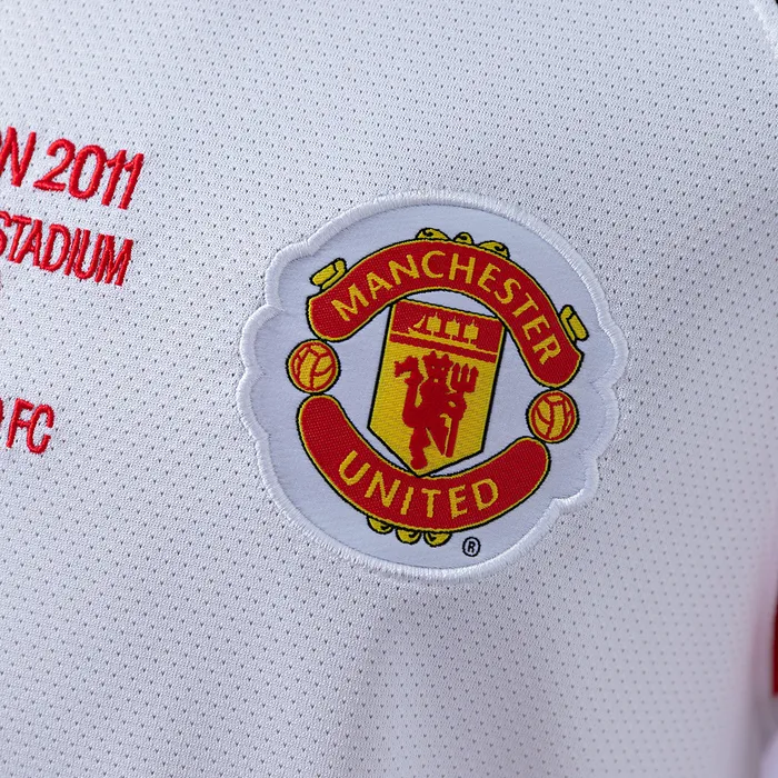 Camisa Manchester United II 2010/11 Retrô Manga Longa, foto 2
