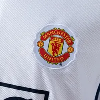 Camisa Manchester United II Man 20008 09 Retrô Manga Longa, foto 2