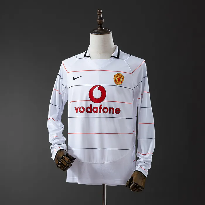 Camisa Manchester United II Man 2004/05 Retrô Manga Longa, foto 1