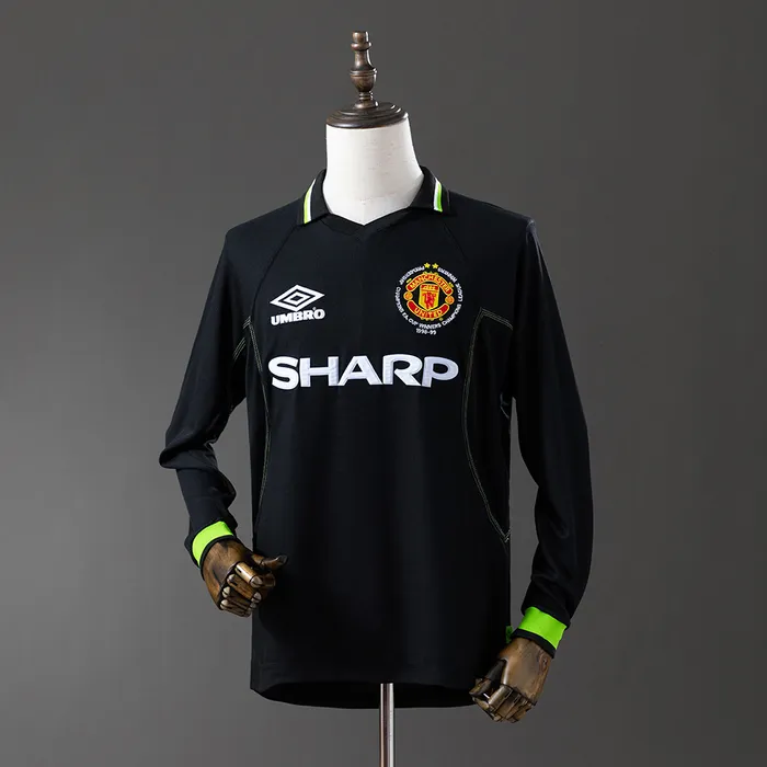 Camisa Manchester United III 1998/99 Retrô Manga Longa, foto 1