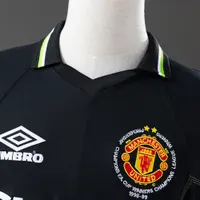 Camisa Manchester United III 1998/99 Retrô Manga Longa, foto 4