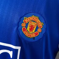 Camisa Manchester United III 2007/08 Retrô Manga Longa, foto 2