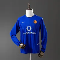 Camisa Manchester United III Man 2002/03 Retrô Manga Longa, foto 1