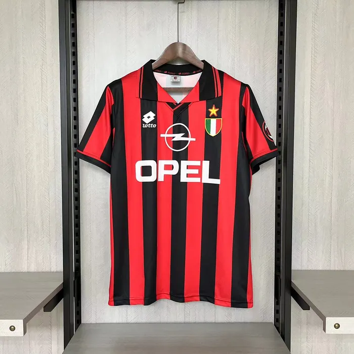 Camisa Milan I Lotto 1996/97 Retrô, foto 1