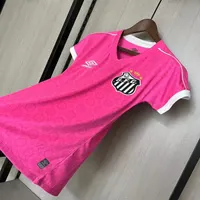Camisa Santos Out Rosa 2023/24 Feminina, foto 4
