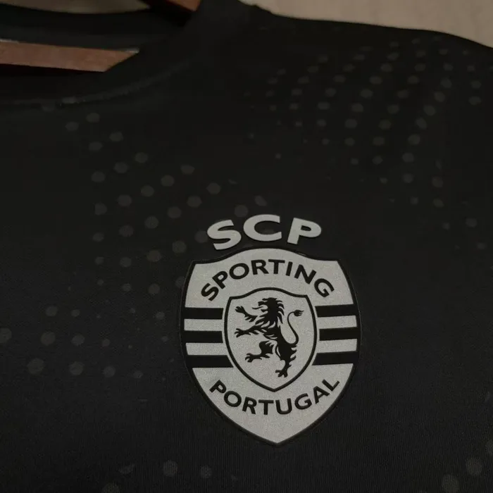 Camisa Sporting Black 2025/26, foto 2